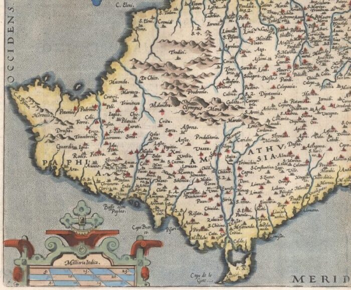 16th century dutch map of cyprus 1598 6