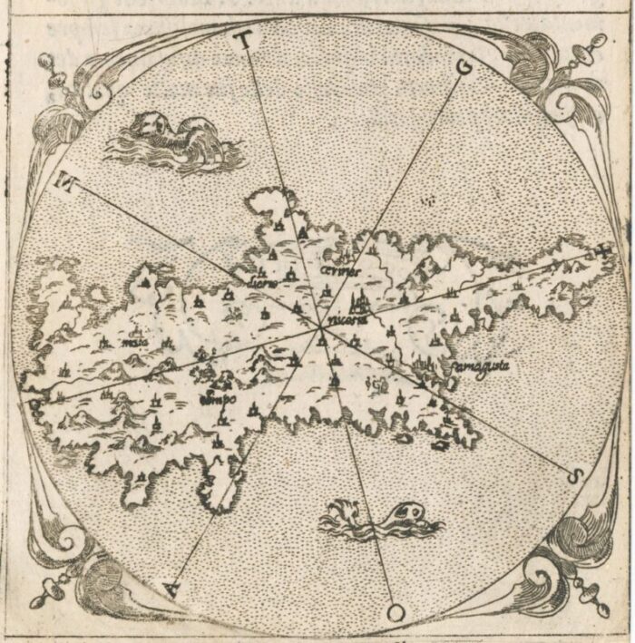 16th century miniature map of cyprus 2