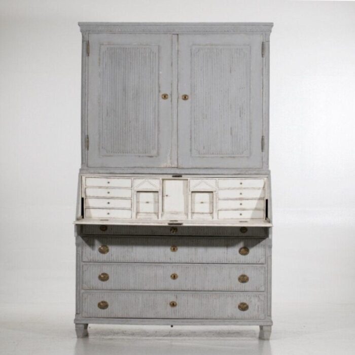 18th century danish three part bureau 6104