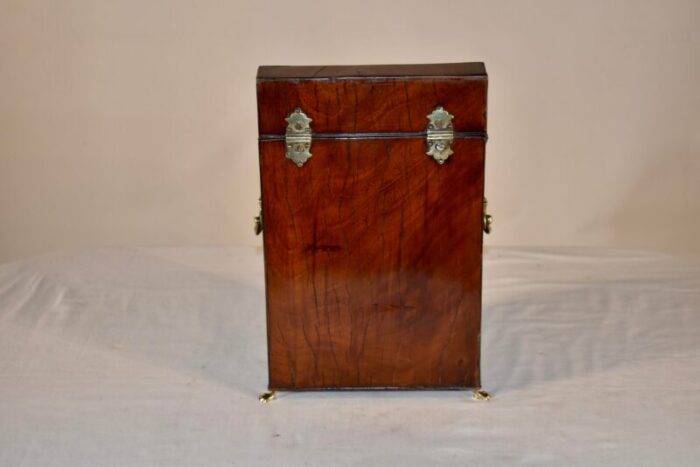 18th century english mahogany knife box 0378