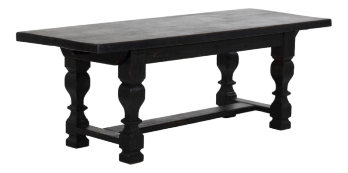 18th century scandinavian baroque table 3875