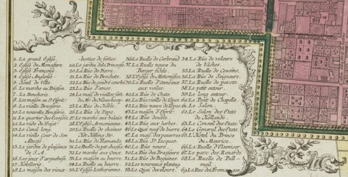 18th century town plan of the hague 3