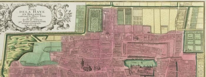 18th century town plan of the hague 5