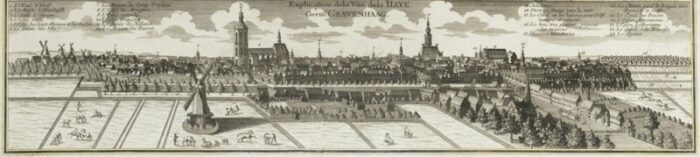 18th century town plan of the hague 7