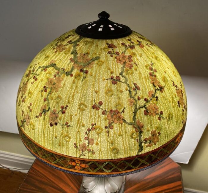 1910 handel cherry blossom table lamp 4603