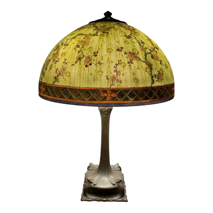 1910 handel cherry blossom table lamp 8804