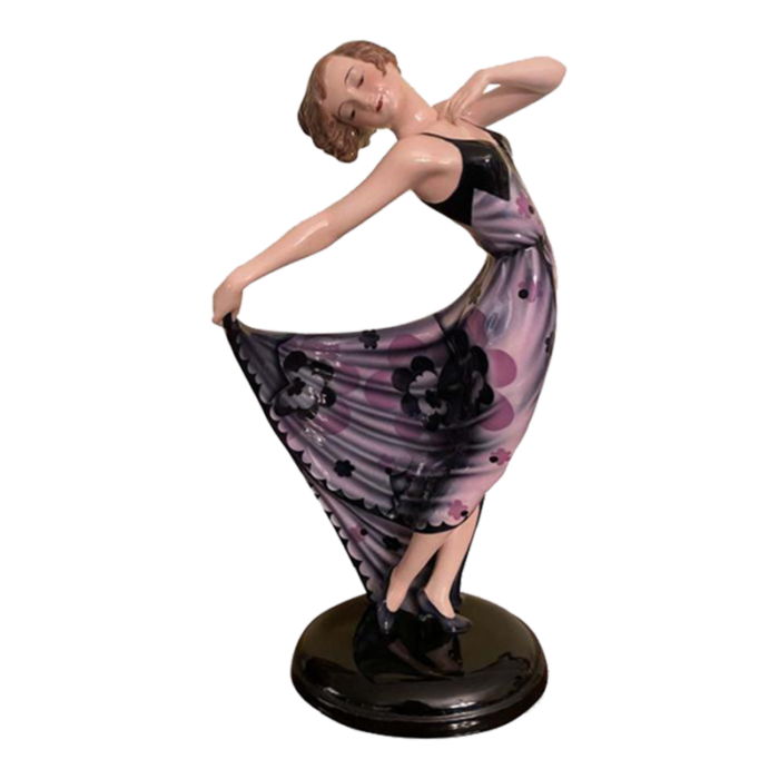 1920 goldscheider art deco figurine by josef lorenzl 8263