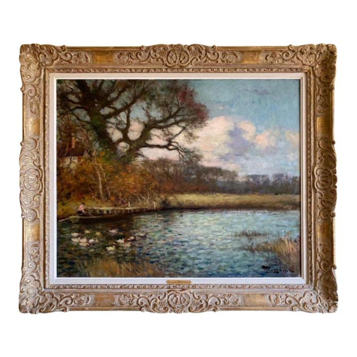 1930 on the river painting 8763