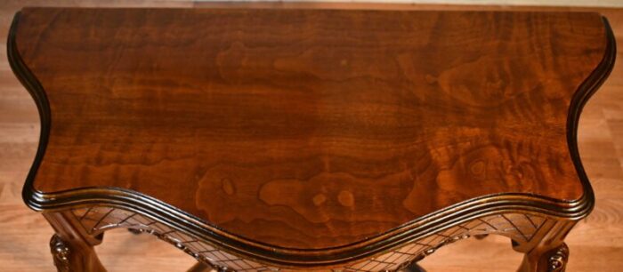 1930s john wanamaker ny french carved walnut console table 5263