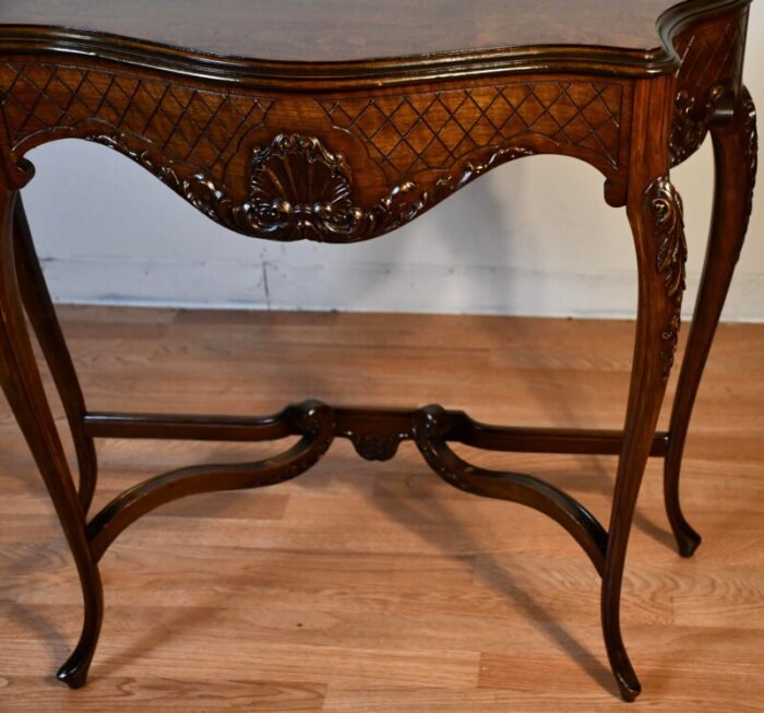 1930s john wanamaker ny french carved walnut console table 6531