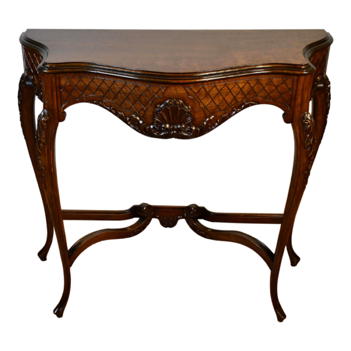 1930s john wanamaker ny french carved walnut console table 9267