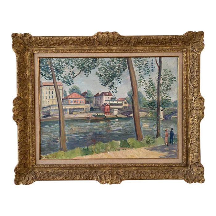 1940 the seine at saint cloud painting 0560