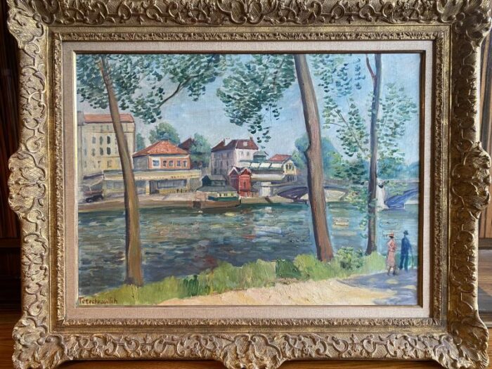 1940 the seine at saint cloud painting 4475