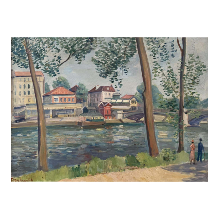 1940 the seine at saint cloud painting 5317