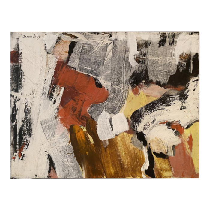 1960 abstact composition painting 3342