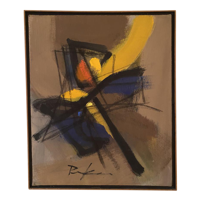 1979 abstract composition painting 8967