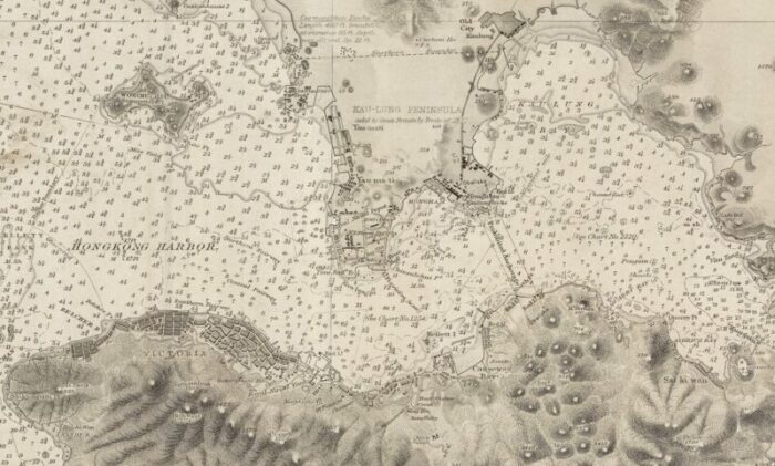 19th century american sea chart of hong kong 4