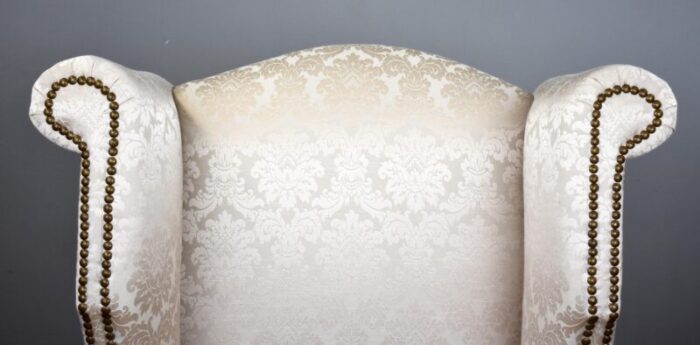 19th century carolean style wing back armchair 3518