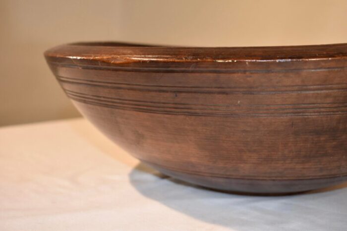 19th century english dairy bowl 4013