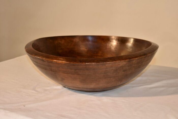 19th century english dairy bowl 8973