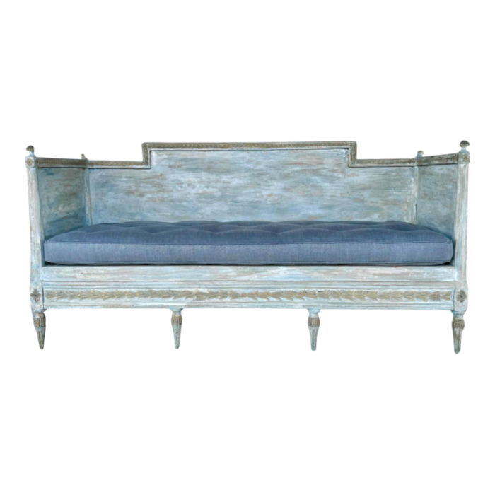 19th century swedish gustavian period day bed sofa 5088