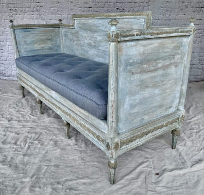 19th century swedish gustavian period day bed sofa 8937