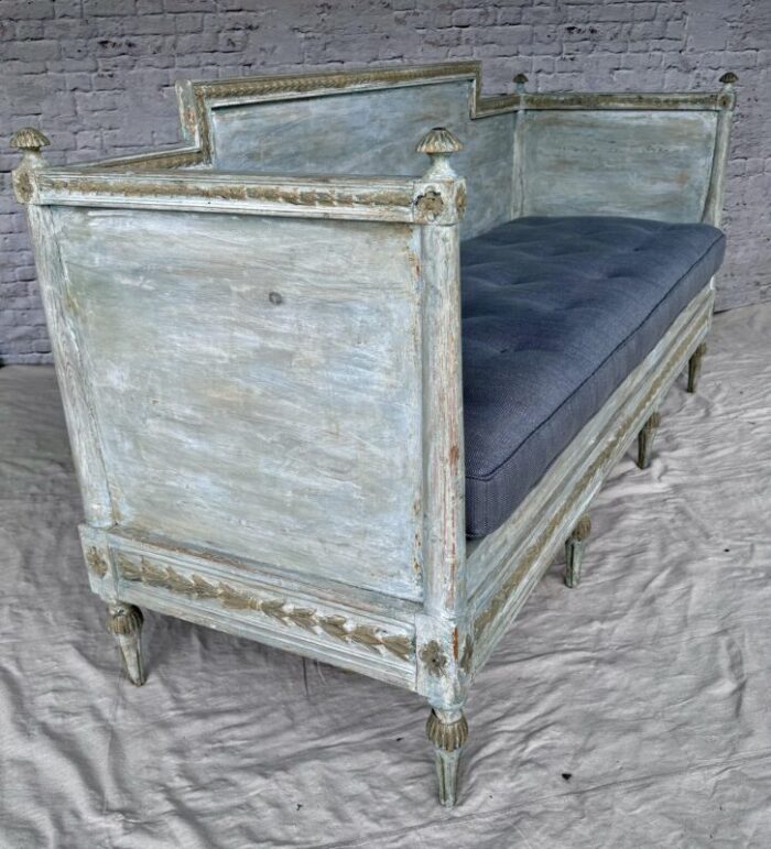 19th century swedish gustavian period day bed sofa 9211