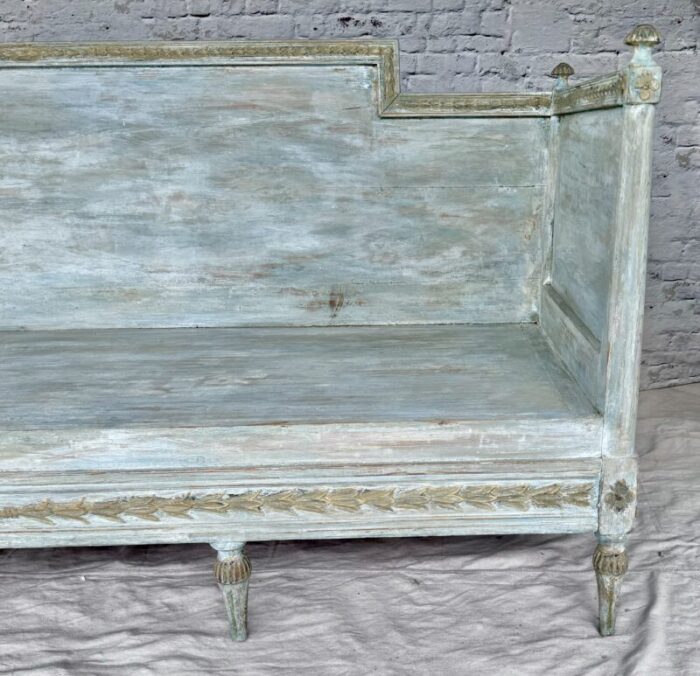 19th century swedish gustavian period day bed sofa 9796