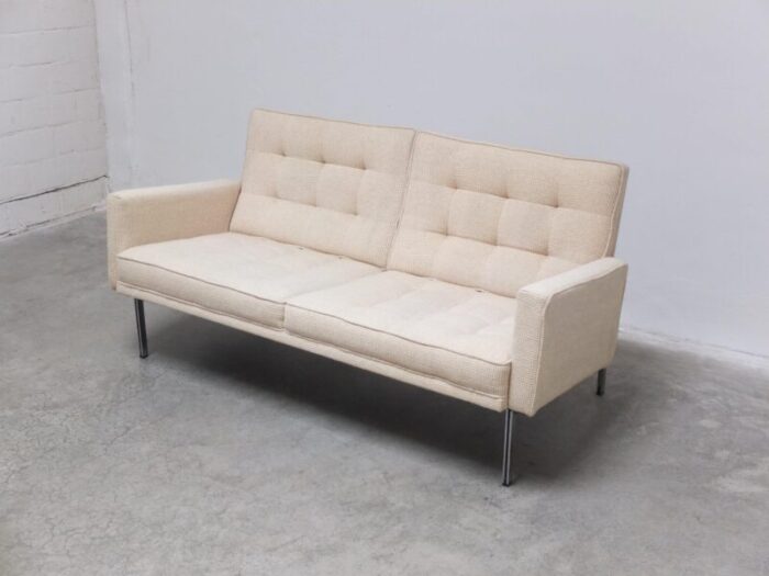 2 seater parallel bar sofa by florence knoll for knoll 1954 4281