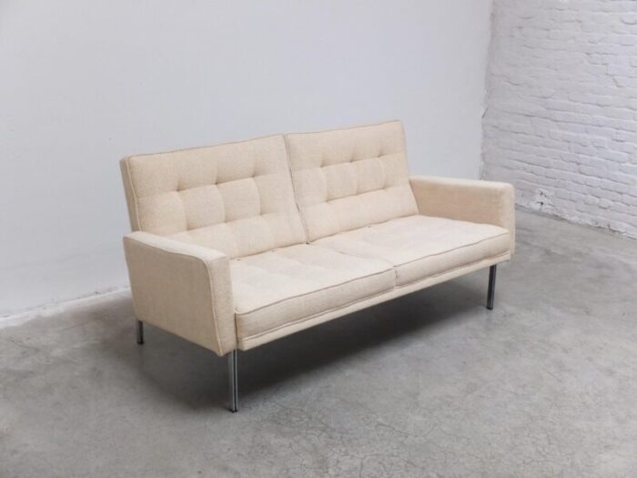 2 seater parallel bar sofa by florence knoll for knoll 1954 5324