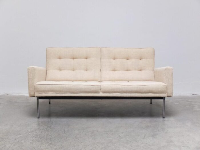 2 seater parallel bar sofa by florence knoll for knoll 1954 5403