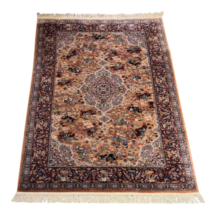 5ft9in 9ft karastan 723 hunt wool area rug 3764