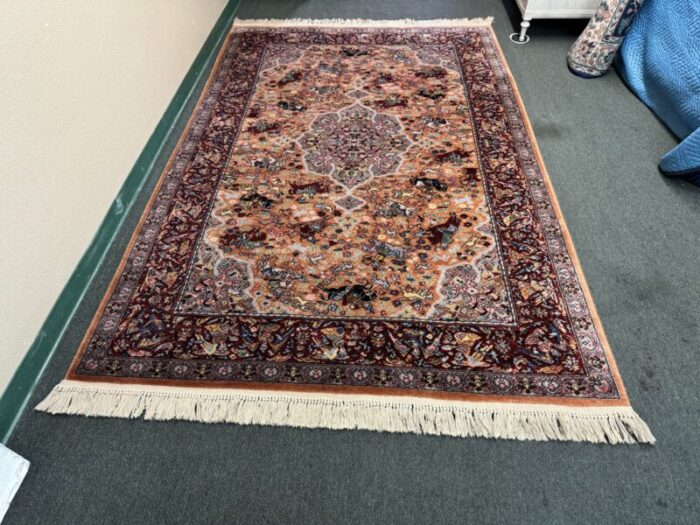 5ft9in 9ft karastan 723 hunt wool area rug 5678