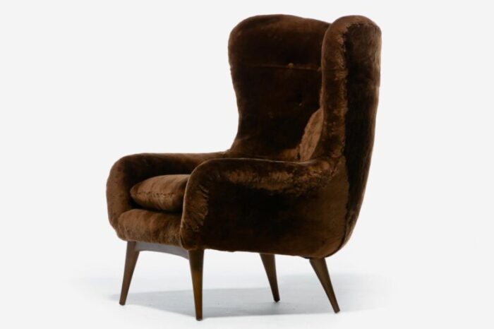 Fur Wingback Chairs master