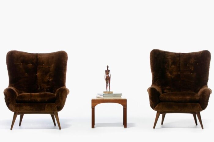 Pair of Mid Century WingBack Chairs master