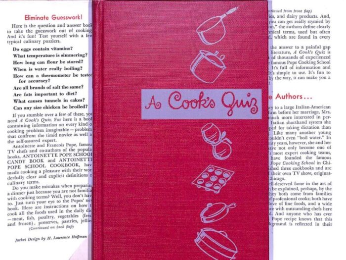 a cooks quiz 1952 pope antoinette and francois 3454