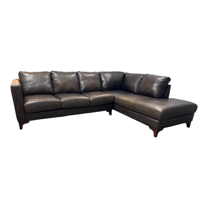 american leather two piece sectional 3707