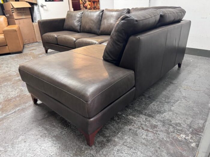 american leather two piece sectional 6511