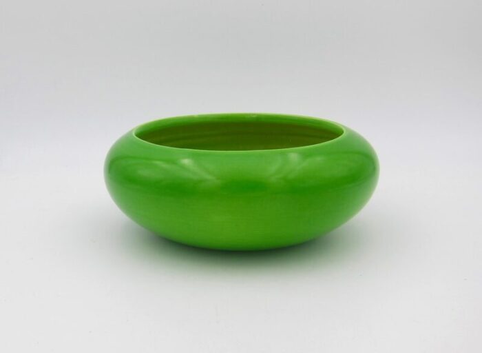 an english art deco green bowl from bretby art pottery 1644