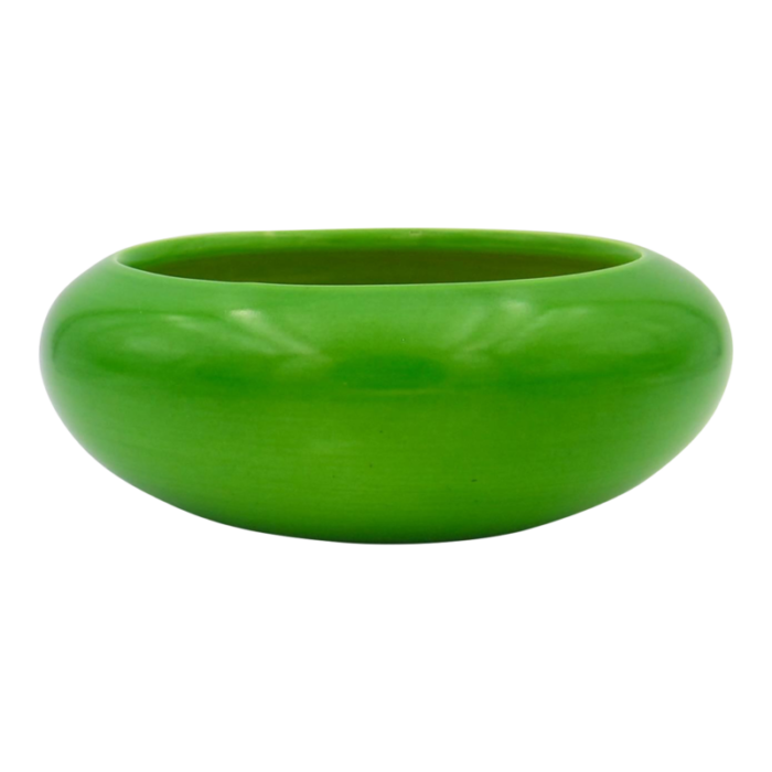 an english art deco green bowl from bretby art pottery 5202