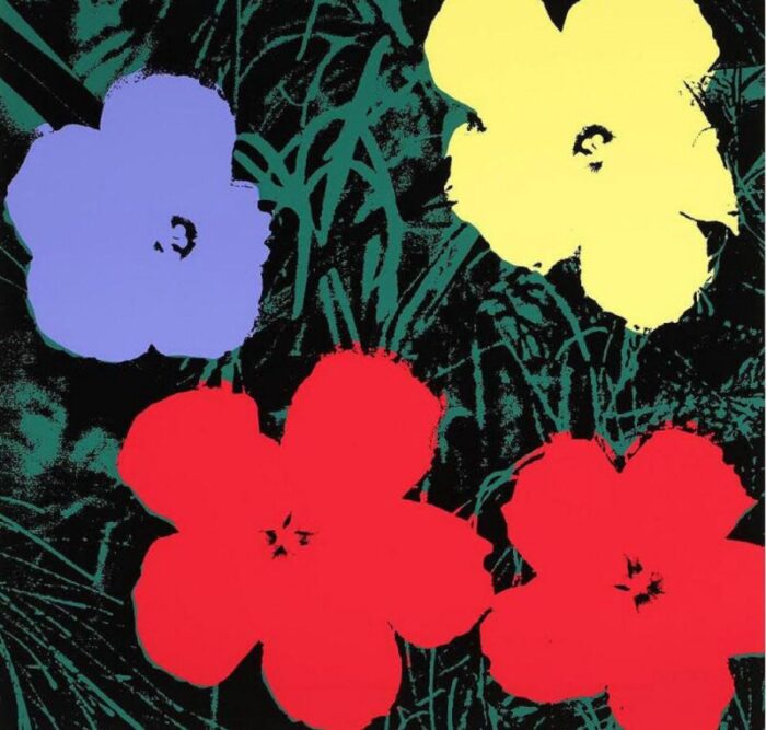 andy warhol flowers 20th century silkscreen 5636