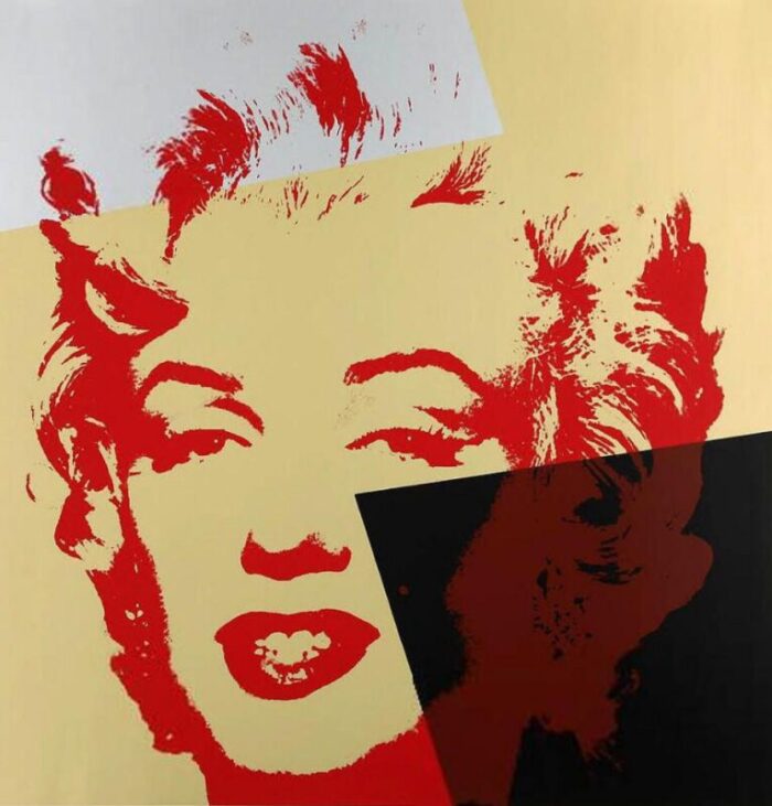 andy warhol golden marilyn 20th century color silkscreen 1569