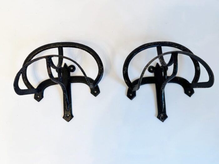 antique bridle racks 1910s equestrian decor set of 4 5638