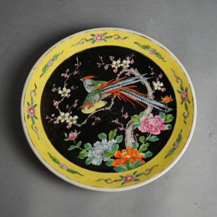 antique circa 1920 japanese satsuma hand painted porcelain plates set of 6 2279