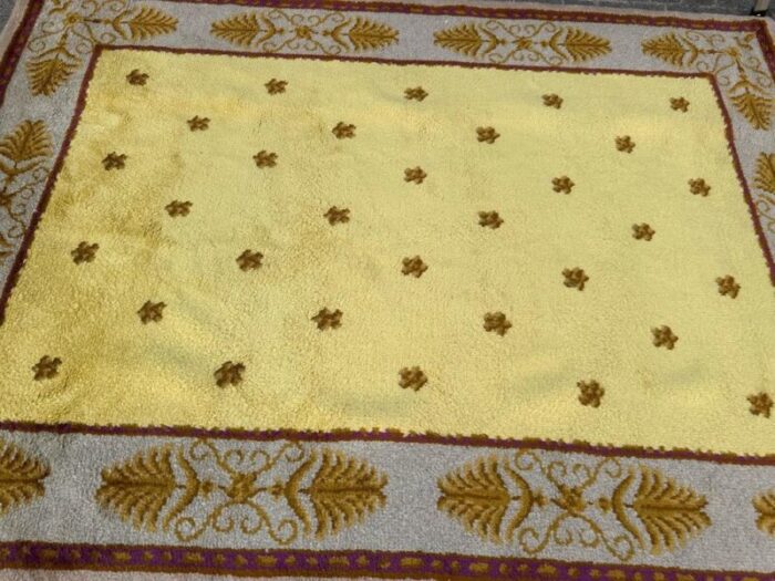 antique french savonnerie rug 1920s 11