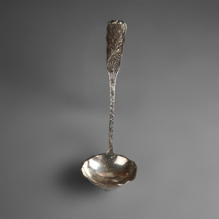 antique large gorham sterling silver ladle circa 1890 5753