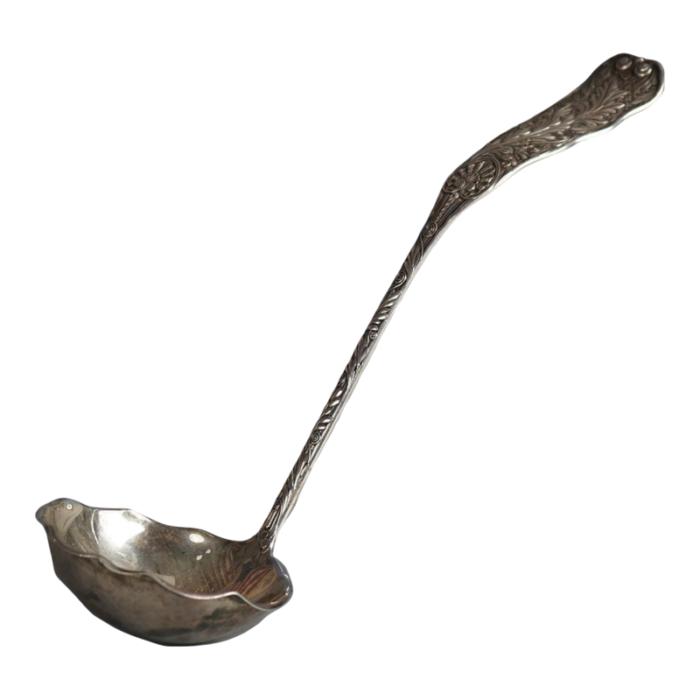 antique large gorham sterling silver ladle circa 1890 5887