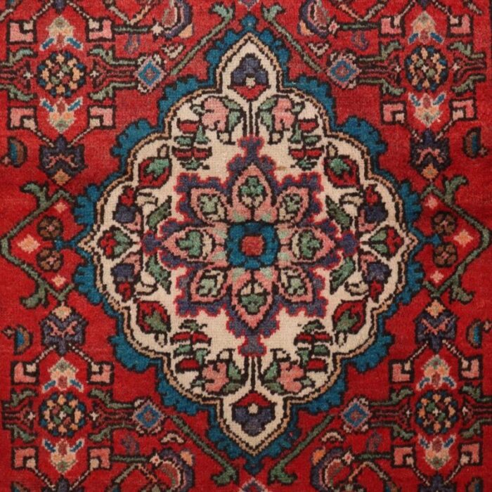 antique malayer rug in cotton and wool 3