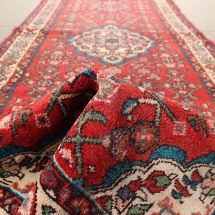 antique malayer rug in cotton and wool 9