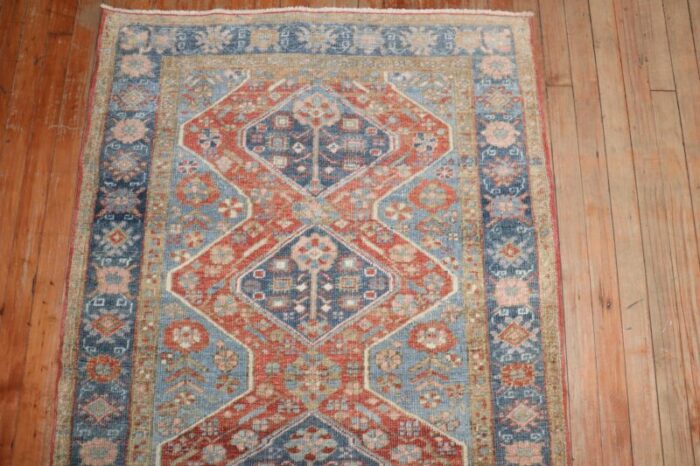 antique persian heriz 32 x 59 3029